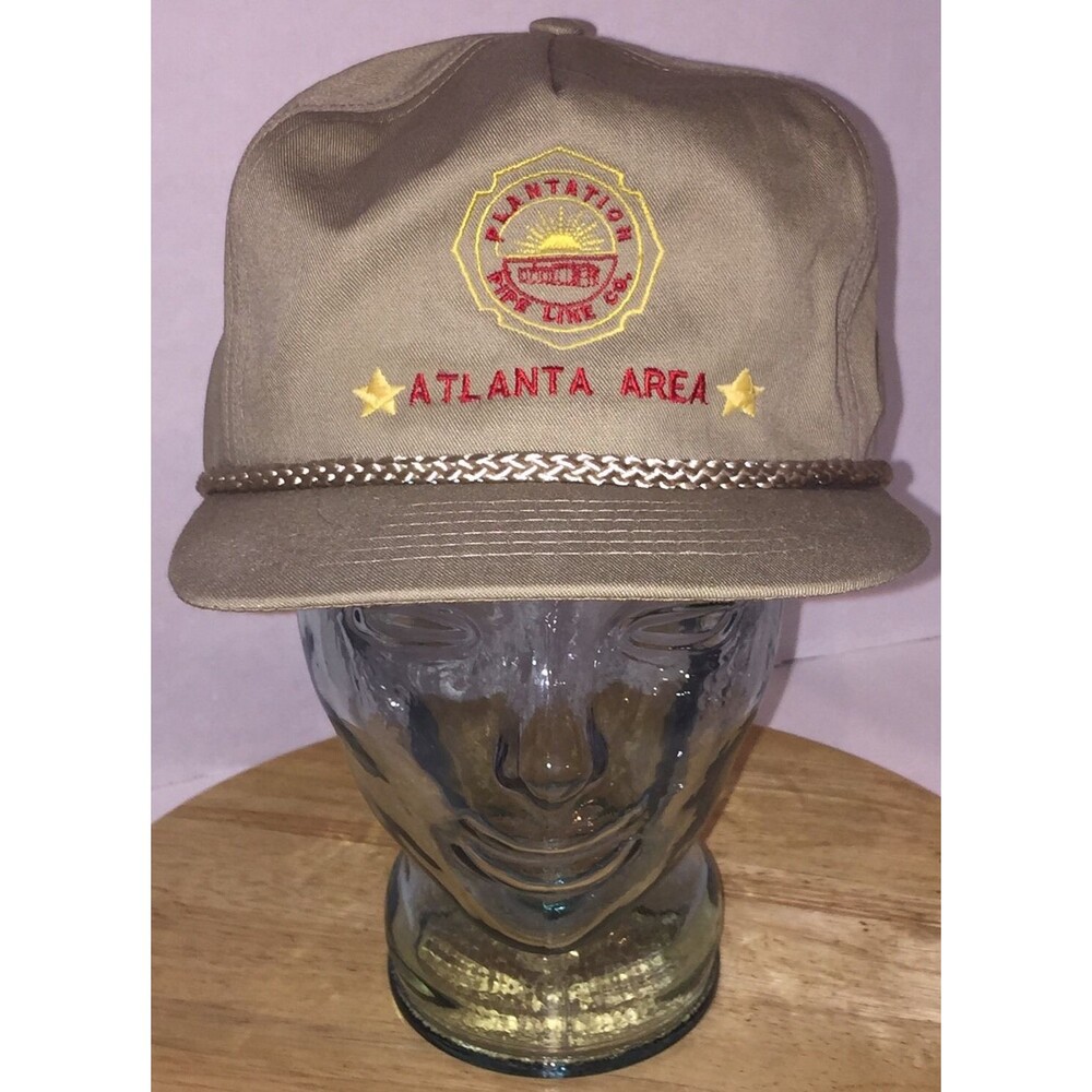 Vintage Plantation Pipe Line Co. Atlanta Area Georgia Hat Cap Snapback w/ Cord